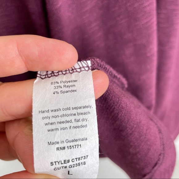 Stitch Fix l Kaileigh Cowl Neck Top with Built in Face Cover, Large - Picture 7 of 9